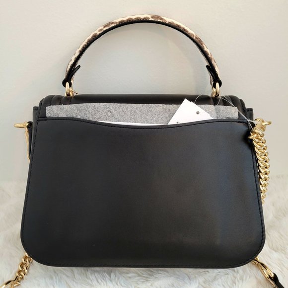 Coach Marlie Top Handle Satchel With Border Quilting - Picture 2 of 9